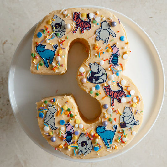 Custom Winnie Bear Number Cake Kit