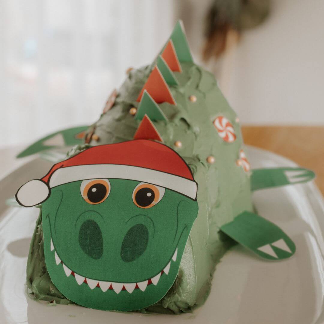 Christmas T-Rex Cake Kit