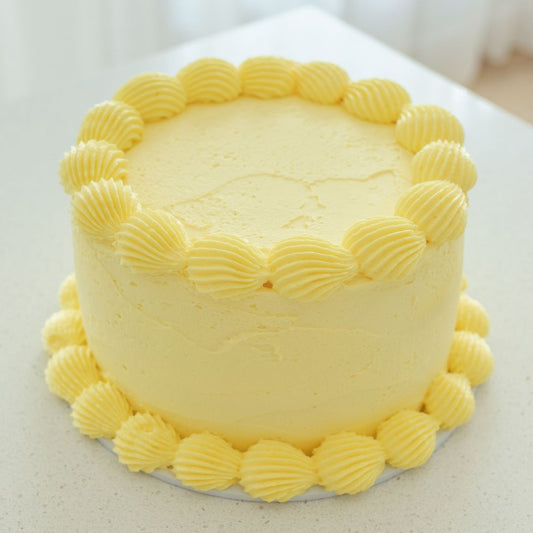 Yellow on Yellow Vintage Cake Kit