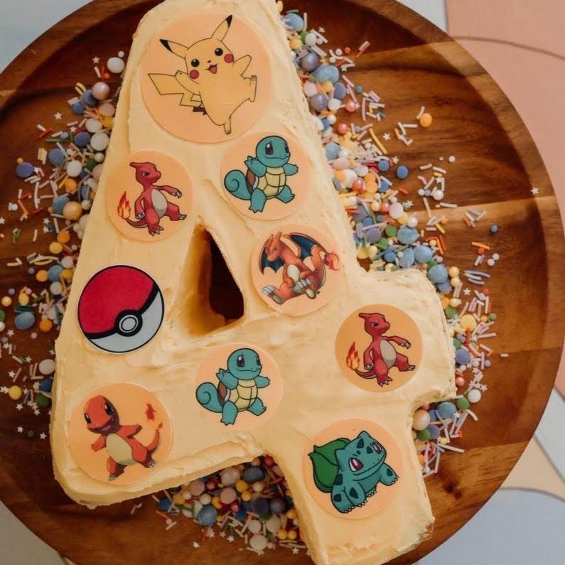 Pokemon Number Cake