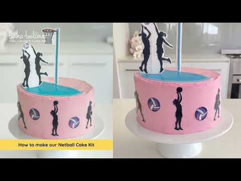 How to make our Netball Cake Kit