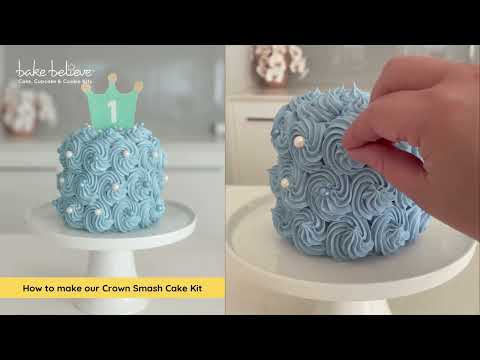 How to make our Crown Smash Cake Kit