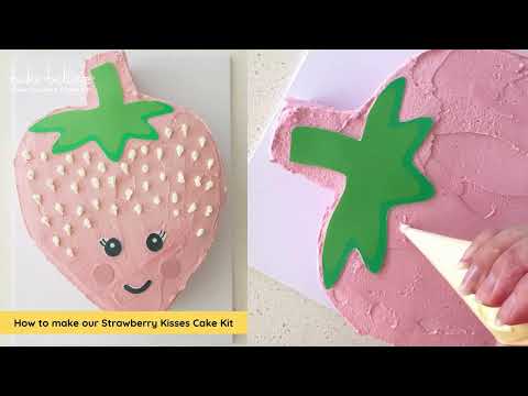 How to make our Strawberry Kisses Cake Kit