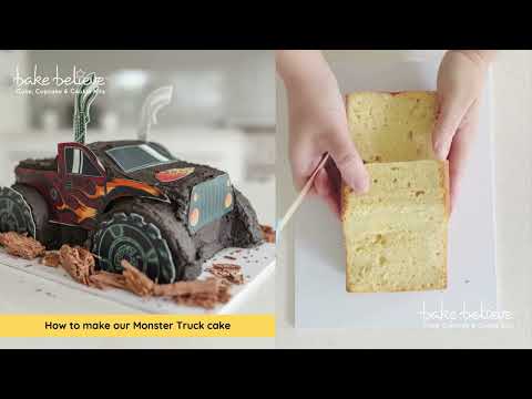 Easy Monster Truck Birthday Cake | Endlessly Inspired