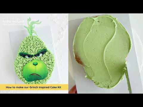 How to make our Grinch Inspired Cake Kit