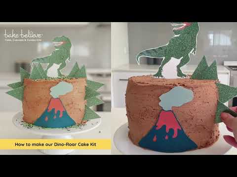 How to make our Dino Roar Cake Kit 