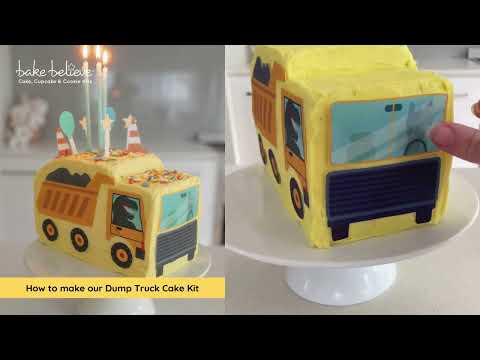 How to make our Dump Truck Cake Kit 