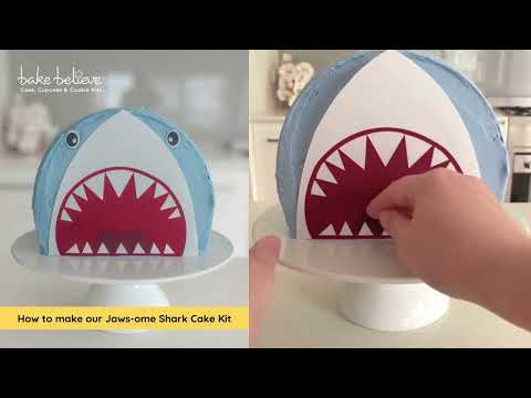 How to make our Jaws ome Shark Cake Kit