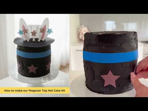 How to make our Magician Top Hat Cake Kit 