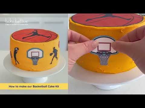 How to make our Basketball Cake Kit