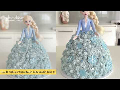 How to make our Snow Queen Dolly Varden Cake Kit