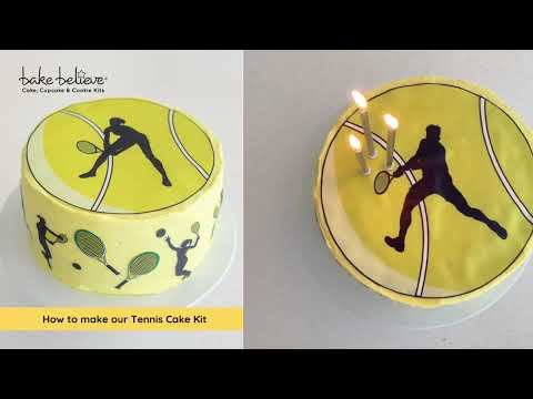 How to make our Tennis Cake Kit 