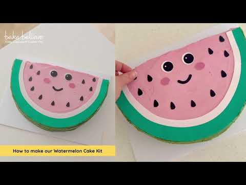How to make our Watermelon Cake Kit 