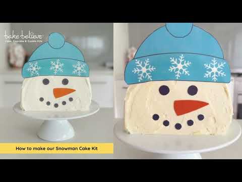 How to make our Snowman Cake Kit 