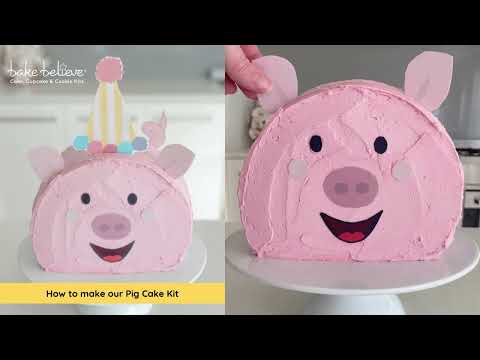 How to make our Pig Cake Kit 