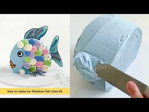How to make our Rainbow Fish Cake Kit