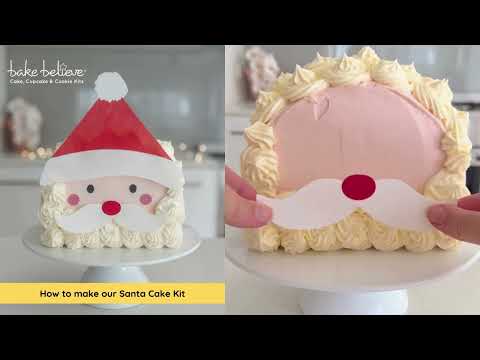 How to make our Santa Cake Kit 