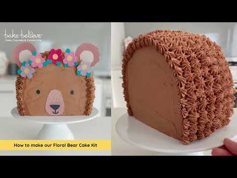 How to make our Floral Bear Cake Kit 