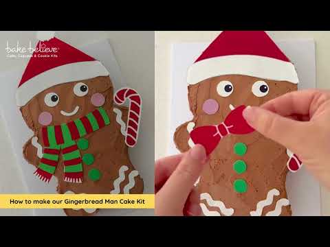 How to make our Gingerbread Man Cake Kit