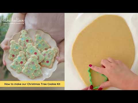How to make our Christmas Tree Cookie Kit