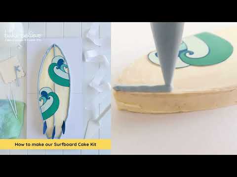 How to make our Surfboard Cake Kit