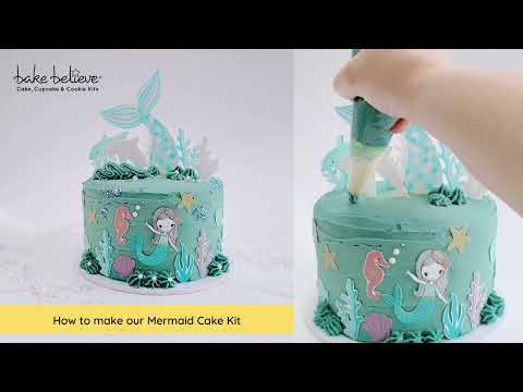 How to make our mermaid cake