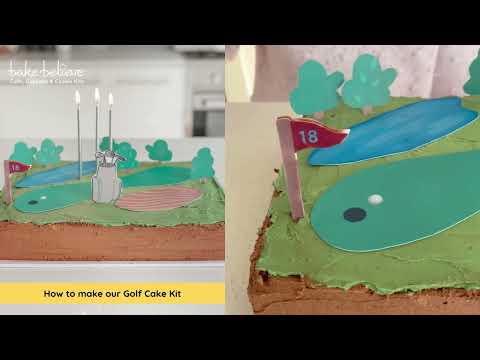 How to make our Golf Cake Kit