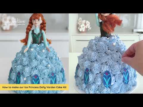 How to make our Ice Princess Dolly Varden Cake Kit 