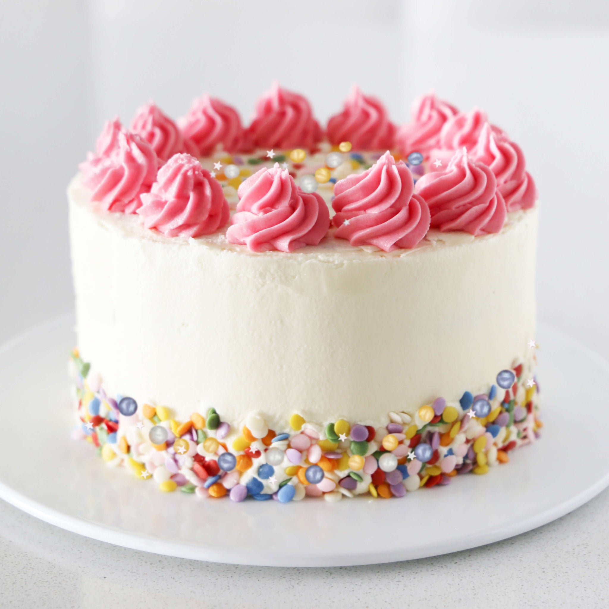 Rainbow Confetti Cake Kit
