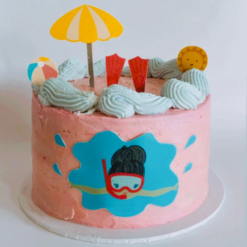 Swimming Pool Cake Kit