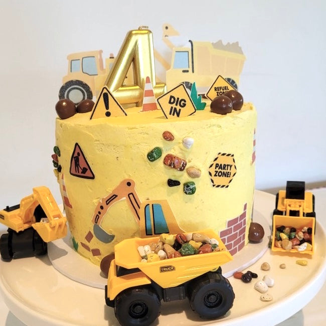 Boys construction birthday cake by ninny85310 on DeviantArt