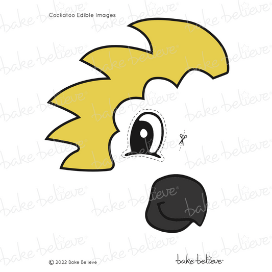 Cockatoo Edible Image Set