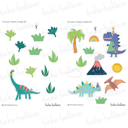 Dinosaur Edible Image Set