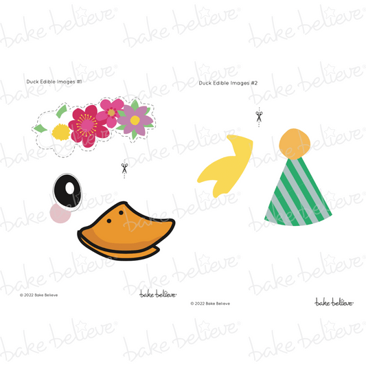 Duckling Edible Image Set