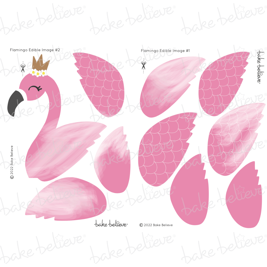 Flamingo Edible Images