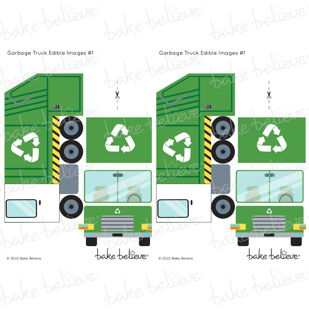 Garbage Truck Edible Images