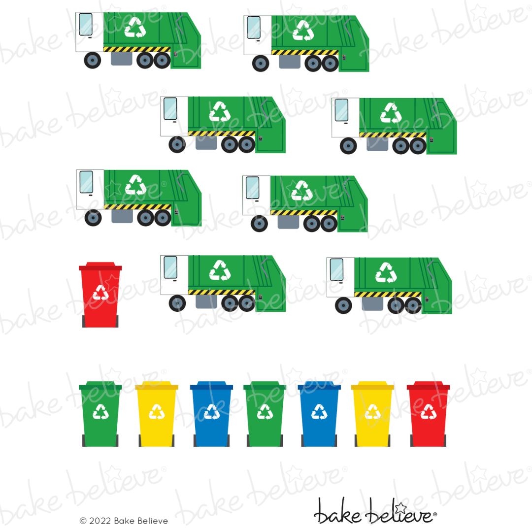 Garbage Truck Edible Images