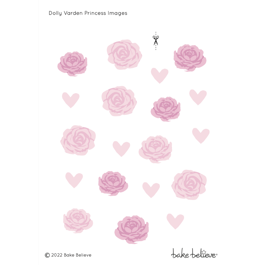 Rose Princess Edible Images