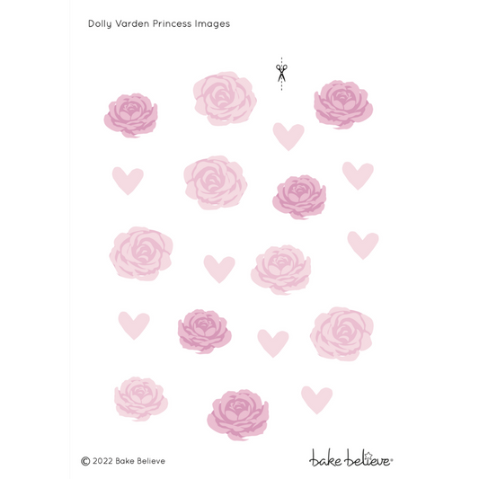 Rose Princess Edible Images