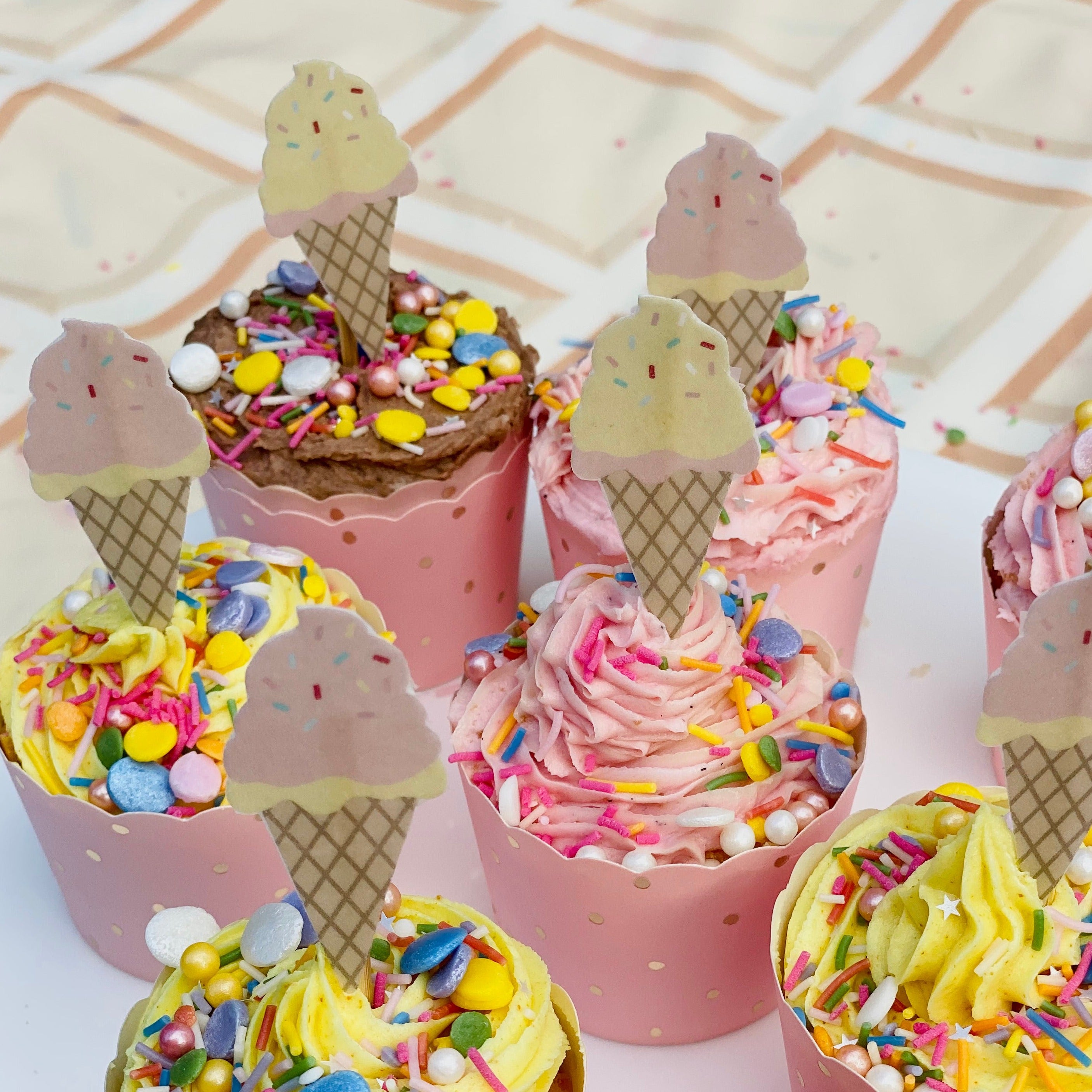 Ice Cream Edible Images Bake Believe