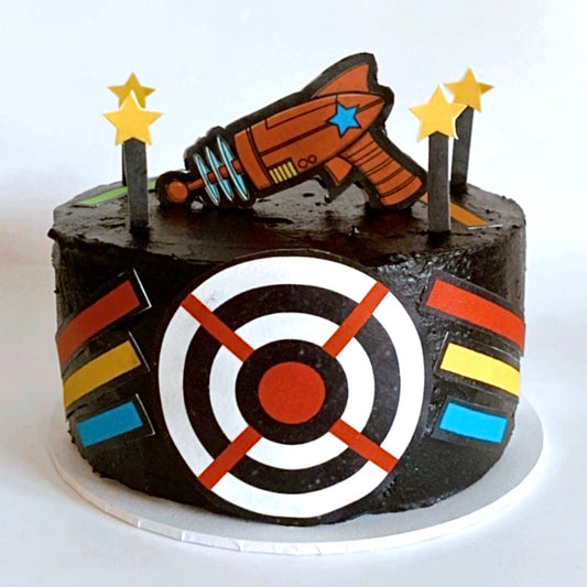 Laser Tag Cake Kit