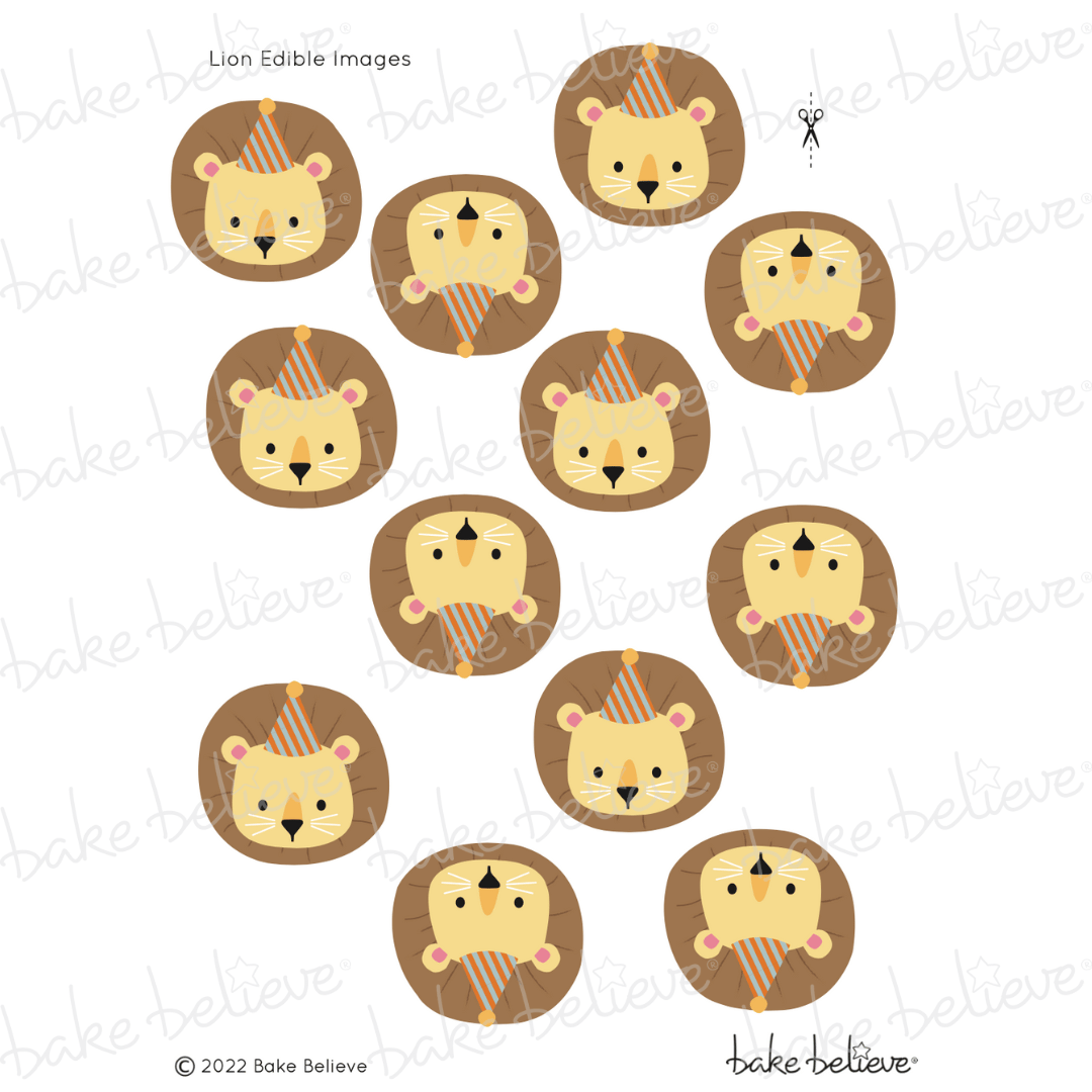 Lion Edible Images