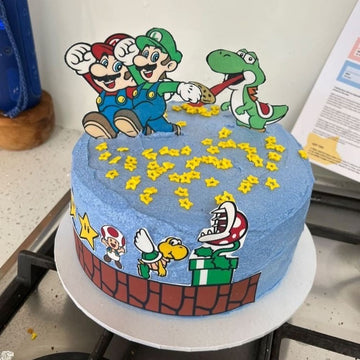 Mario Brothers Cake Kit