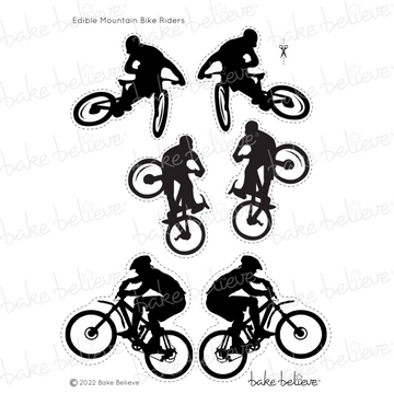 Mountain Bike Edible Images