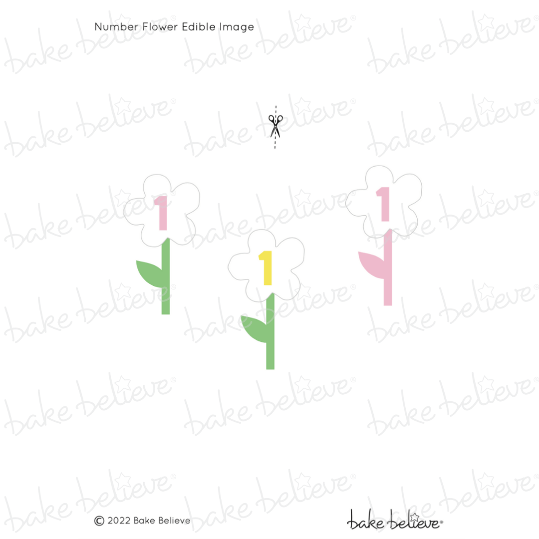 Daisy Number Edible Images