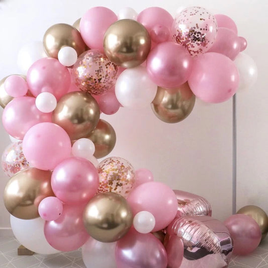 Pretty In Pink DIY Balloon Garland