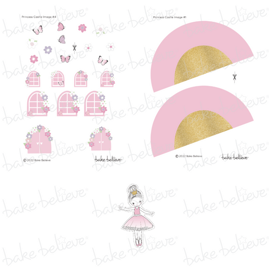 Princess Castle Edible Image Set