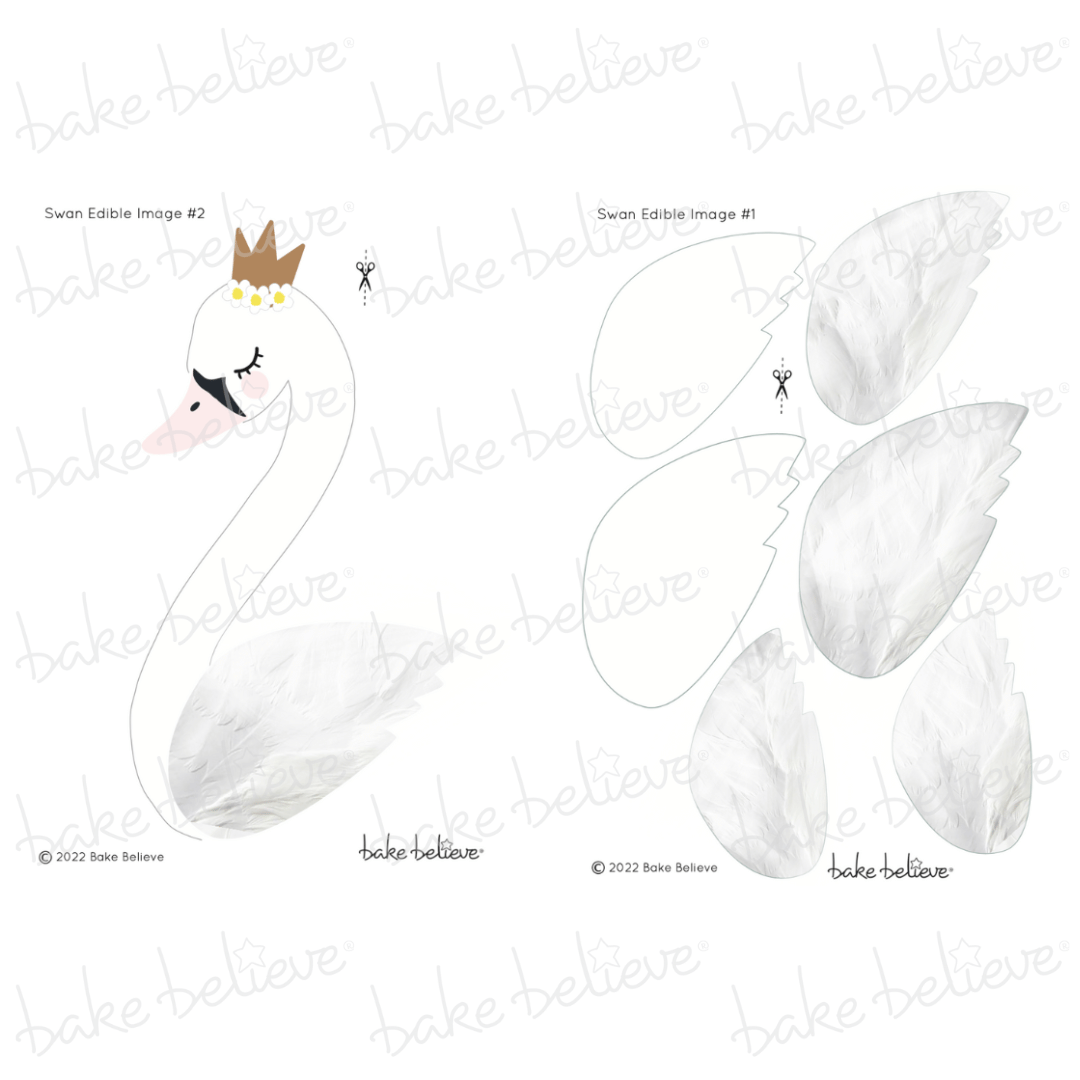 Swan Princess Edible Image Set