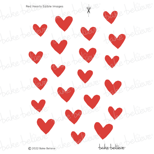 Red Heart Edible Images