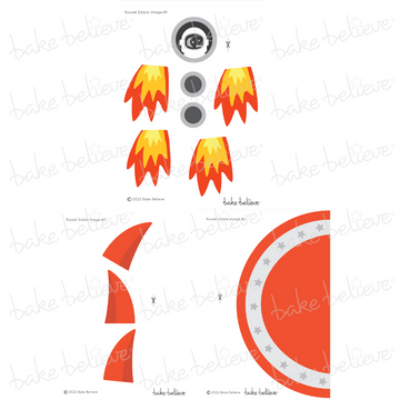 Rocket Edible Image Set